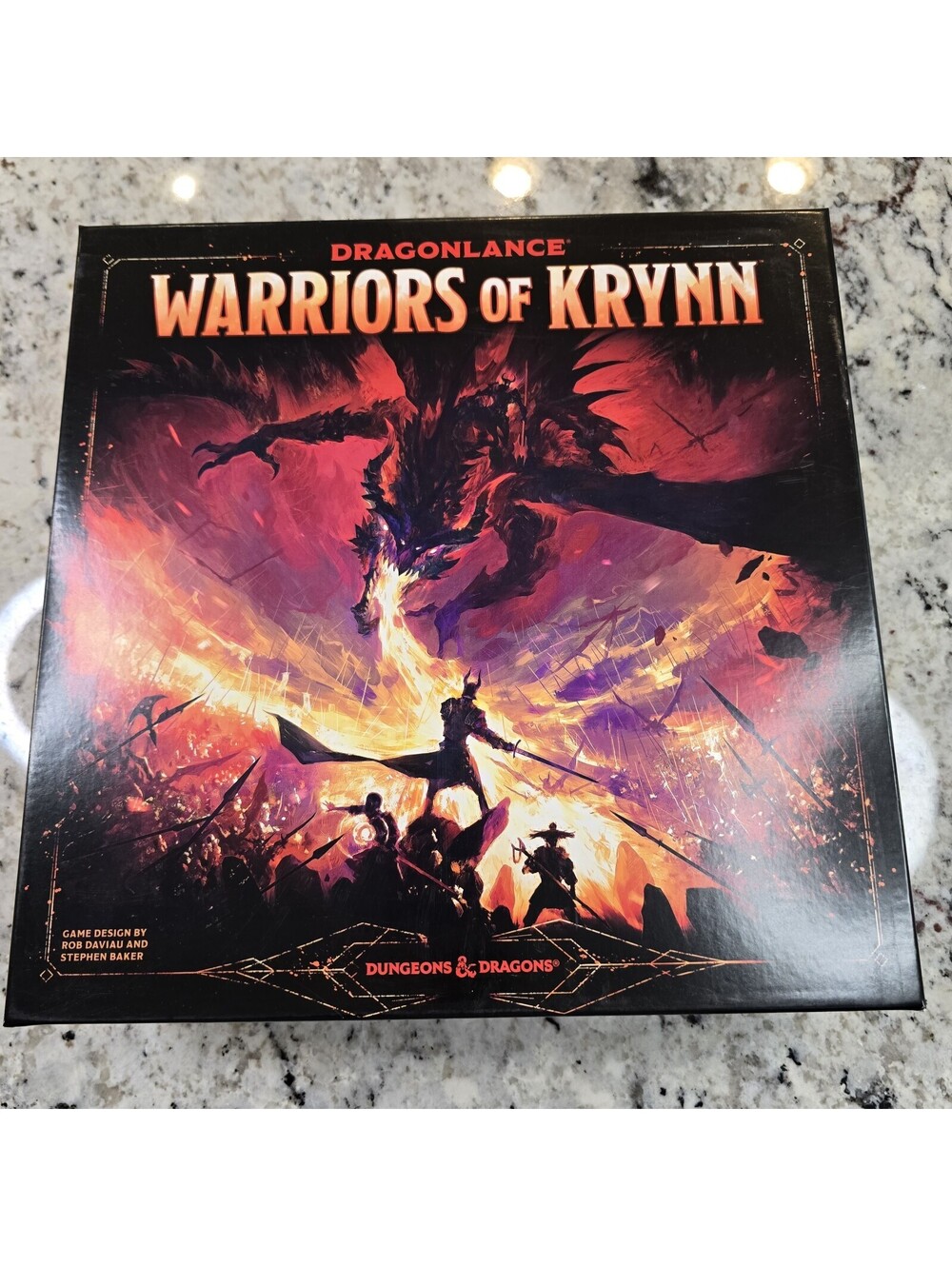 Dungeons & Dragons Dragonlance: Warriors of Krynn Cooperative Board Game 12+